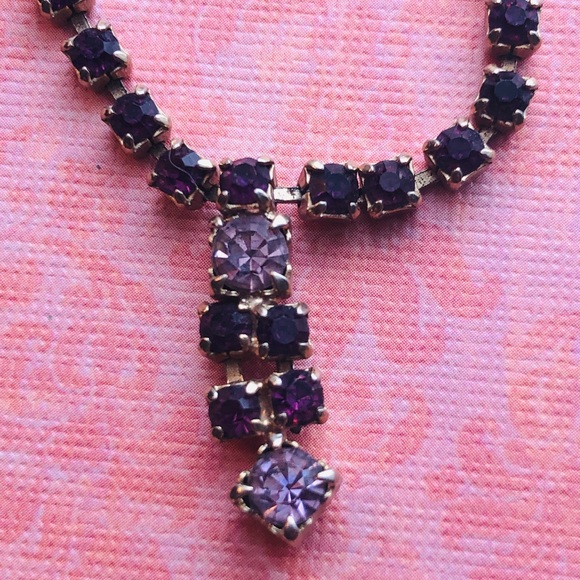 Purple Rhinestone Jewelry - Picture 3 of 7